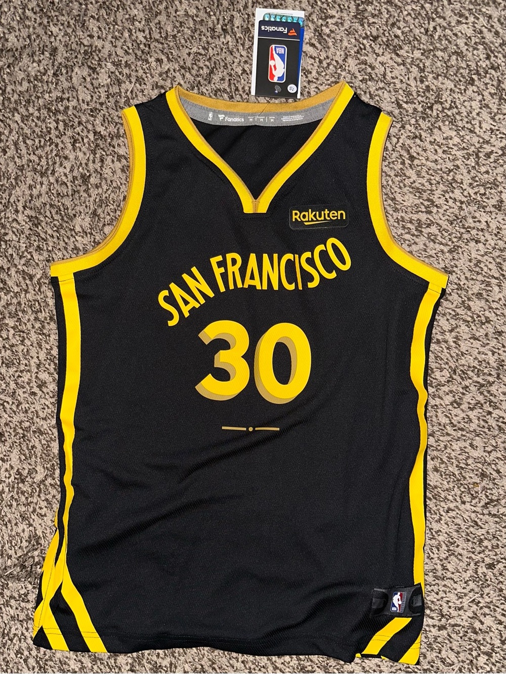 SETH CURRY NBA Fanatics Jersey YOUTH MEDIUM